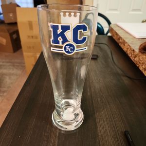 Kansas City Royals glass set of 6 new. must be shipped alone due to weight